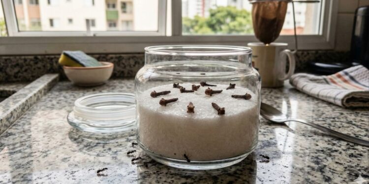 Colocar cravo-da-índia no açucareiro da cozinha, o hábito antigo que ajuda a evitar formigas no açúcar