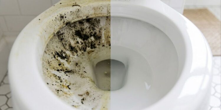 Como lavar manchas amarelas de vaso sanitário: é só despejar isso e deixar branco como novo