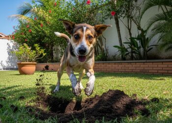 O que significa quando seu cachorro cava buracos no jardim, segundo especialistas em comportamento canino