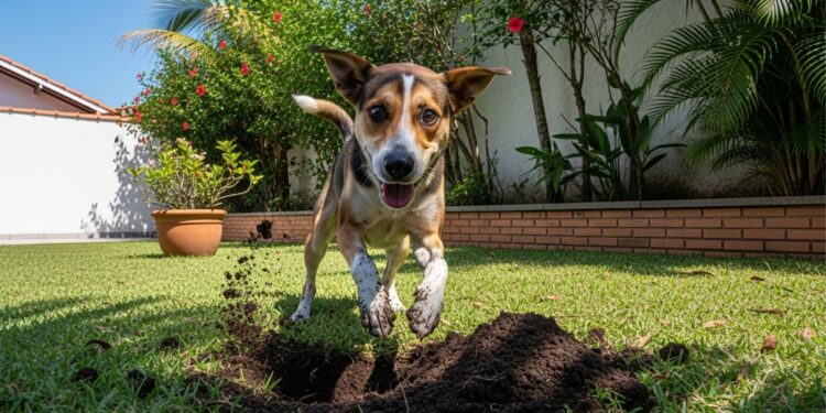 O que significa quando seu cachorro cava buracos no jardim, segundo especialistas em comportamento canino