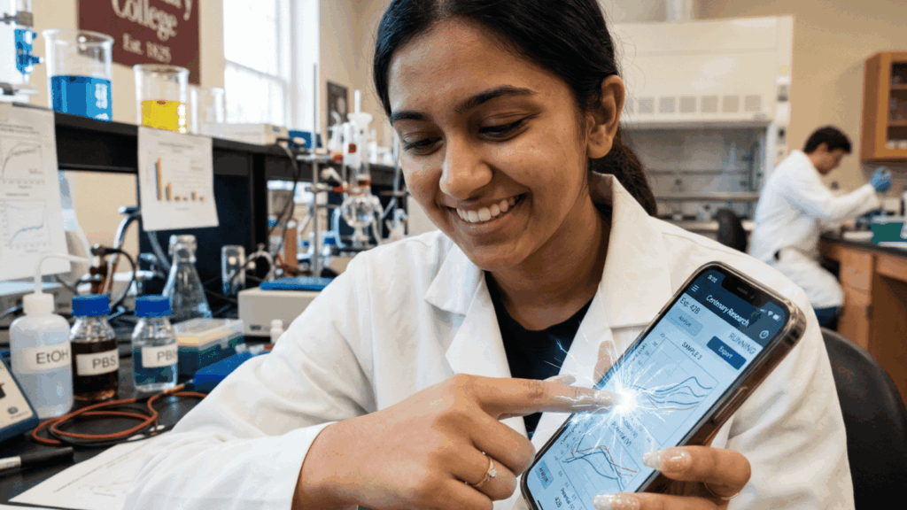 Estudante de química desenvolve esmalte transparente que transforma a unha em uma caneta stylus para tela sensível ao toque