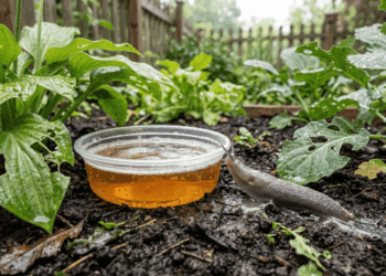 Lesmas acabando com seu jardim? A armadilha que salva o suas plantas do ataque em noites de chuva