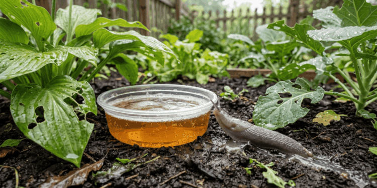 Lesmas acabando com seu jardim? A armadilha que salva o suas plantas do ataque em noites de chuva
