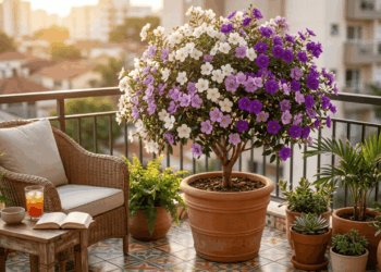 A árvore mágica da Mata Atlântica que floresce em três cores diferentes ao mesmo tempo na sua varanda