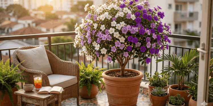 A árvore mágica da Mata Atlântica que floresce em três cores diferentes ao mesmo tempo na sua varanda