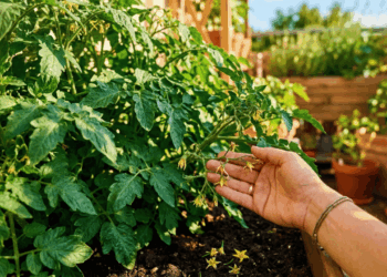 A armadilha que faz o seu tomateiro parecer uma árvore gigante mas sem nenhum tomate
