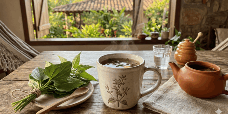 Essa folha é conhecida por soltar o catarro e aliviar o chiado no peito naturalmente