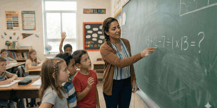 Qual é o resultado de 13 + 12 – 7 ÷ 1 × 13? Só gênios resolvem rápido