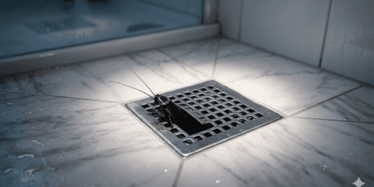 A mistura simples que muita gente usa no ralo do banheiro para afastar baratas sem gastar quase nada