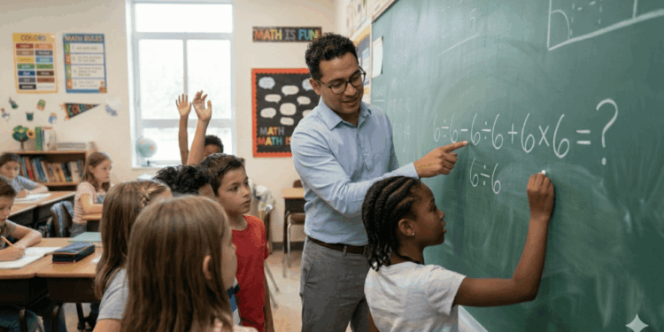 Parece simples, mas você acerta 6 ÷ 6 − 6 ÷ 6 + 6 × 6 de primeira?