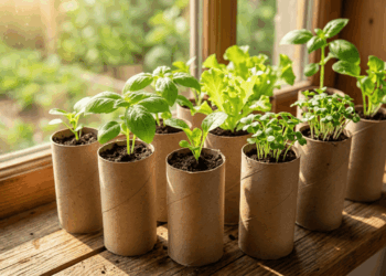 Sem gastar um centavo: O truque do rolinho de papel higiênico para brotar sementes em casa