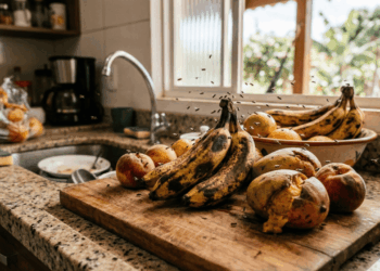 Como acabar com as mosquinhas que surgem do nada na cozinha de verão
