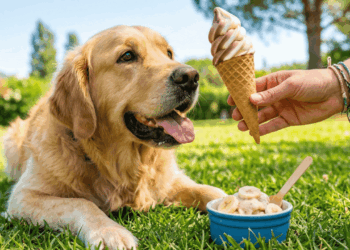 Seu pet merece um docinho, a receita de sorvete de banana para cães que refresca o pet no calor