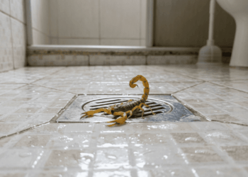 escorpiões em casa