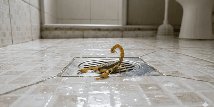 escorpiões em casa