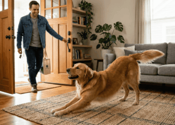 Muito além da preguiça: o que o espreguiçamento do seu cão revela sobre o amor que ele sente