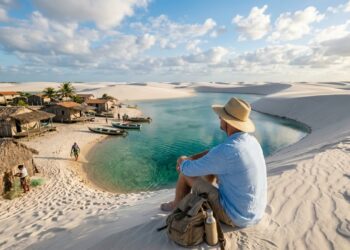 200 moradores cercados por dunas: os vilarejos escondidos entre dunas e lagoas cristalinas nos Lençóis Maranhenses