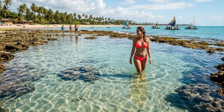 A praia que já foi eleita a melhor do Brasil 10 vezes tem um segredo: águas que parecem piscina de tão transparentes