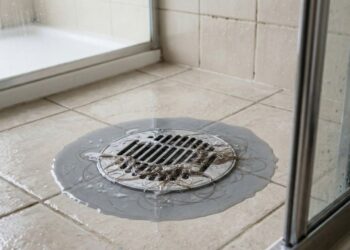 Jogar água quente no ralo do box: quando realmente ajuda e como evitar entupimento por acúmulo de cabelo e sabonete