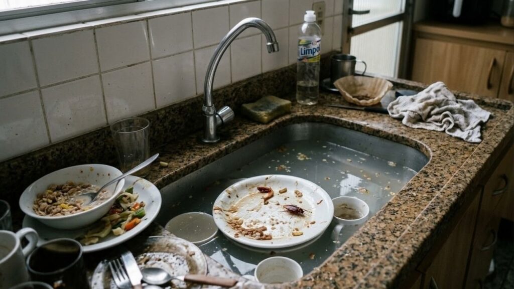 O erro pouco conhecido que atrai baratas para dentro de casa