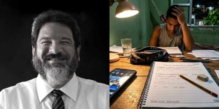 Mãe usa frase de Mario Sergio Cortella “Faça o teu melhor na condição que você tem.” para orientar filho que passa horas no celular e deixou as tarefas de lado