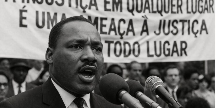 Martin Luther King Jr., orador e ativista: “A injustiça em qualquer lugar é uma ameaça à justiça em todo lugar”