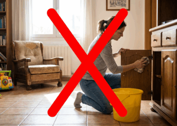 Limpeza mal feita na sua casa, o detalhe que mancha, empena e desgasta seus móveis