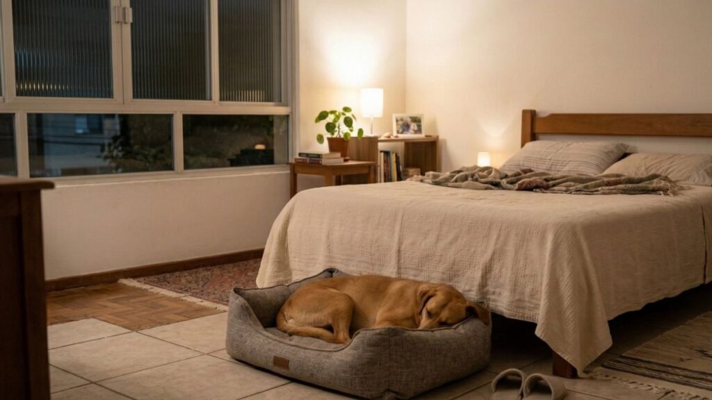 O que significa dormir com o cachorro na mesma cama, segundo especialistas