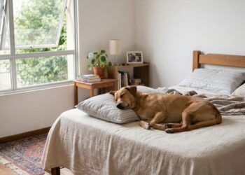 O que significa dormir com o cachorro na mesma cama, segundo especialistas