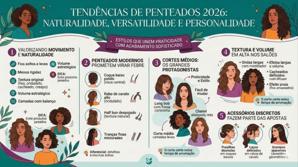 Os penteados que vão dominar os salões em 2026