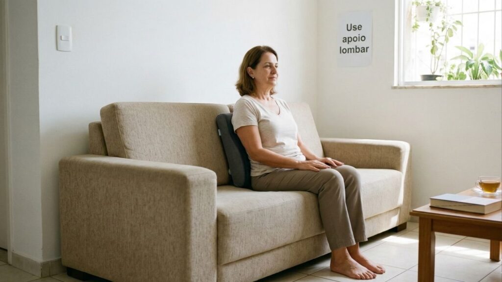 Para evitar dores nas costas após os 50, é necessário incluir esses 5 hábitos na rotina dentro de casa