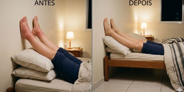 Para evitar inchaço nas pernas após os 50, é necessário incluir essas 5 atitudes na rotina do final do dia