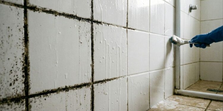 Passar água sanitária no rejunte do banheiro: quando usar e como evitar mofo preto que volta mesmo após a limpeza