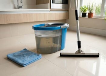 Seu piso da cozinha está sempre encardido? O detergente errado que cria uma camada pegajosa e acumula sujeira todos os dias