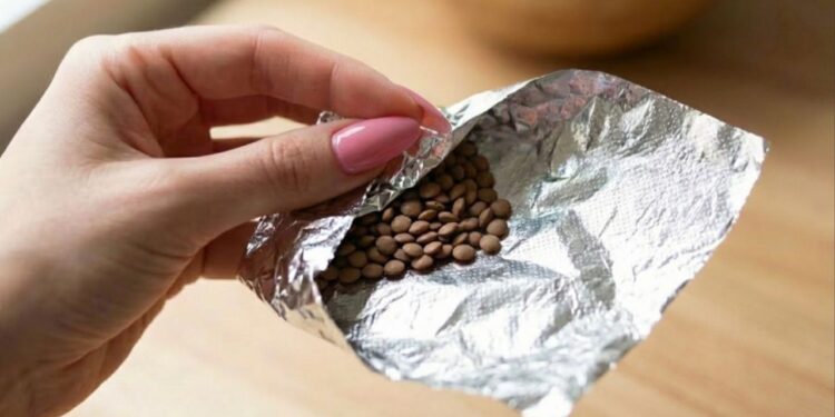 Transportar lentilhas embrulhadas em papel alumínio: para que serve e por que alguns recomendam