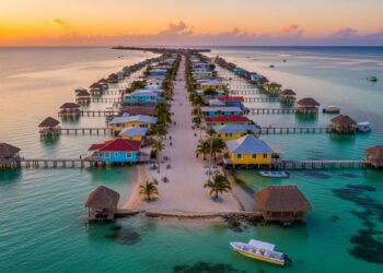 A pequena ilha do Caribe onde carros são proibidos e o mar transparente encanta visitantes