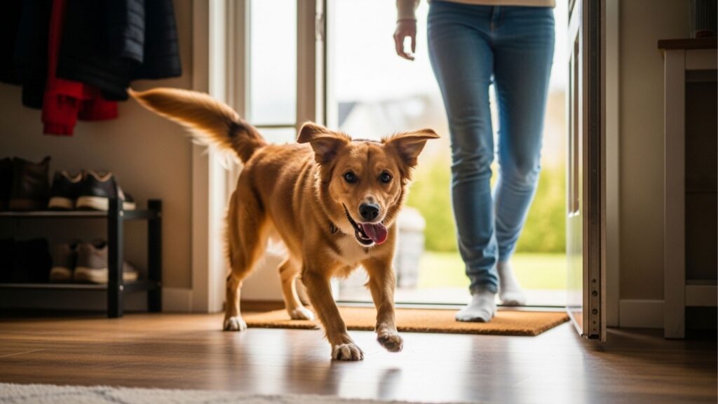 Como os cães sabem que o seu dono está chegando em casa?