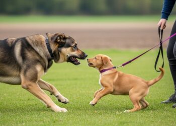 O que fazer quando um cão sem coleira avança no seu cachorrinho, segundo adestrador de cães