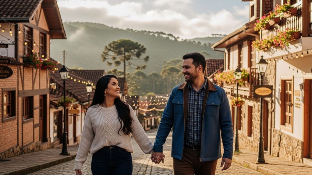 A cidade serrana do Brasil que parece uma vila suíça e atrai turistas o ano inteiro