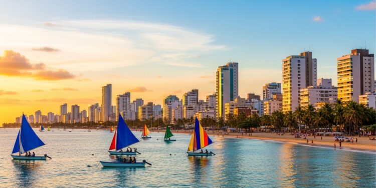 Praias de águas mornas o ano inteiro e sol em 90% dos dias: a capital nordestina que superou Lisboa e Paris em buscas turísticas