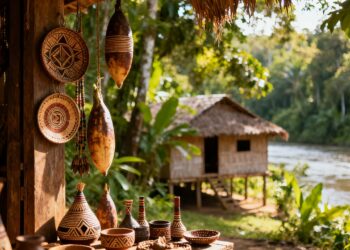 A aldeia indígena na Amazônia onde visitantes aprendem tradições milenares e convivem com a floresta