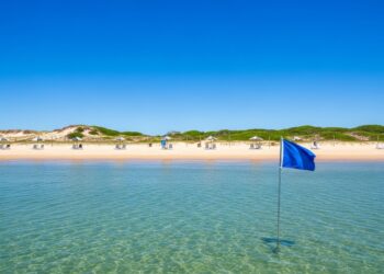 A praia do litoral brasileiro premiada pela qualidade da água e estrutura para visitantes