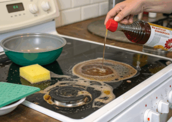 Gordura grudada no fogão? Mistura simples com vinagre ajuda a remover sujeira encrostada em minutos