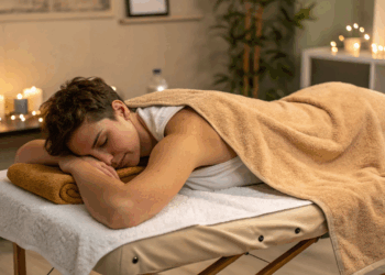 Alívio imediato, técnica simples com toalha quente reduz dor nas costas após um dia cansativo de trabalho