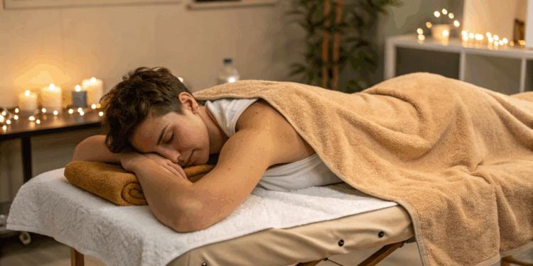 Alívio imediato, técnica simples com toalha quente reduz dor nas costas após um dia cansativo de trabalho