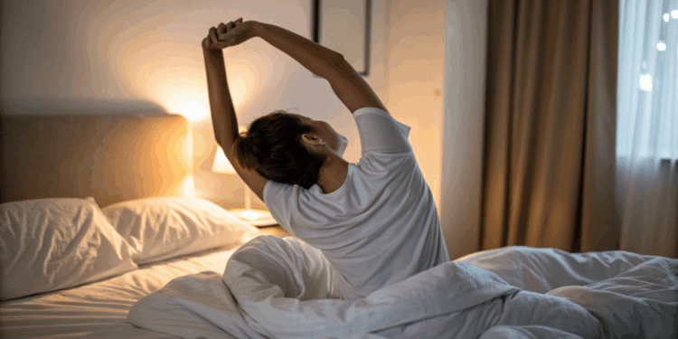 Alongar as costas antes de dormir pode melhorar o sono e aliviar tensões do dia