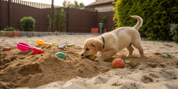 O que os cães querem dizer quando enterram objetos e os brinquedos deles em casa