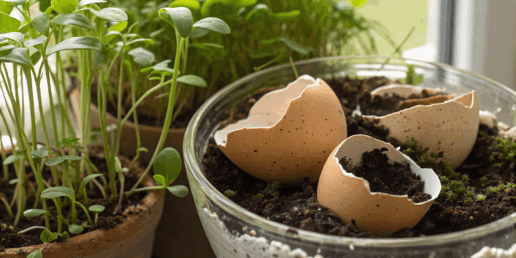 Como casca de ovo no vaso ajuda a proteger suas plantas de pragas invisíveis e deixam elas mais fortes