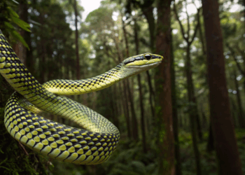 Descoberta de cobra voadora intriga cientistas de todo mundo após surgir em região isolada da Ásia