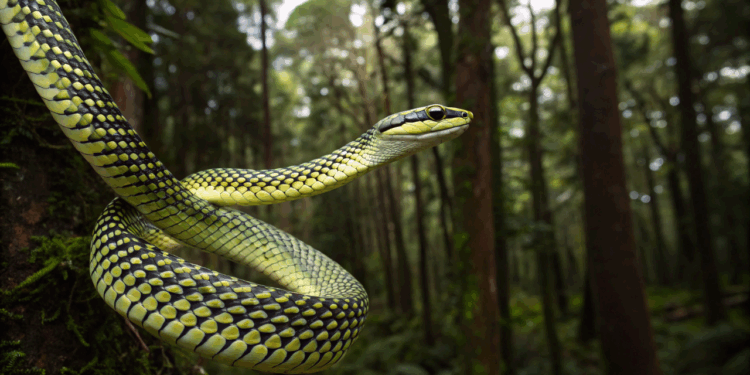 Descoberta de cobra voadora intriga cientistas de todo mundo após surgir em região isolada da Ásia